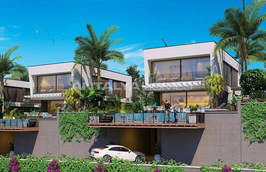 Modern Villas with Panoramic Sea Views in Bodrum Adabuku 4