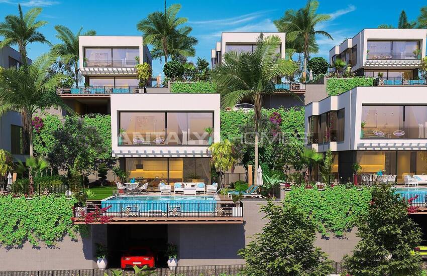 Modern Villas with Panoramic Sea Views in Bodrum Adabuku 6