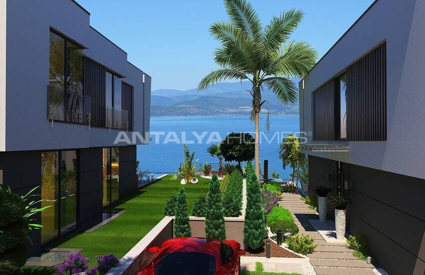 Modern Villas with Panoramic Sea Views in Bodrum Adabuku 7