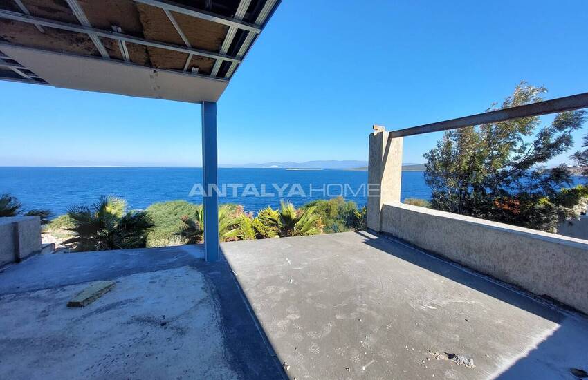 خانه‌های مستقل با چشم‌انداز شگفت‌انگیز دریا در بدروم، گوندوغان 5