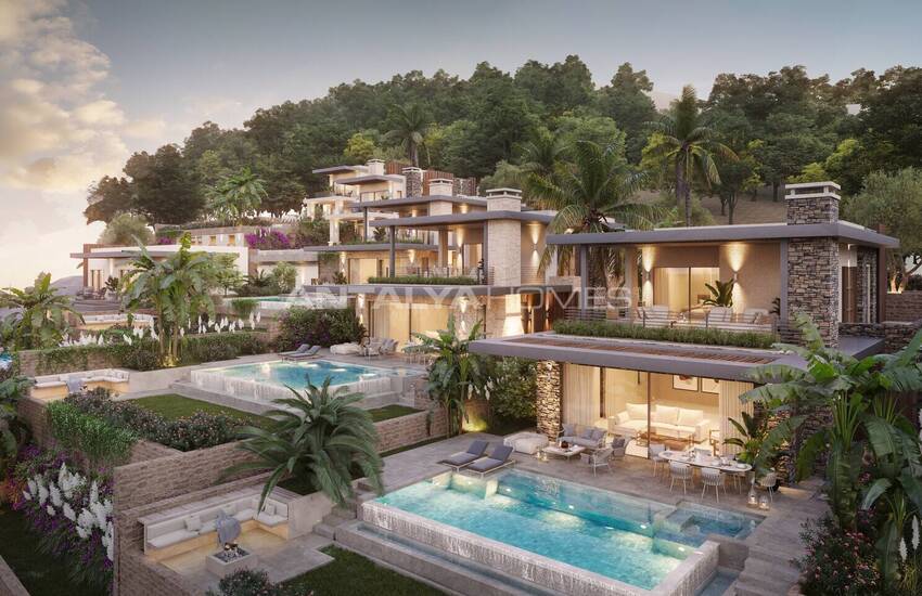 Luxe Vrijstaande Villa's Met Panoramisch Zeezicht In Yalikavak Bodrum 2
