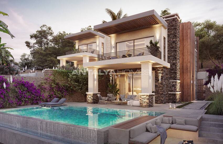 Luxe Vrijstaande Villa's Met Panoramisch Zeezicht In Yalikavak Bodrum 8