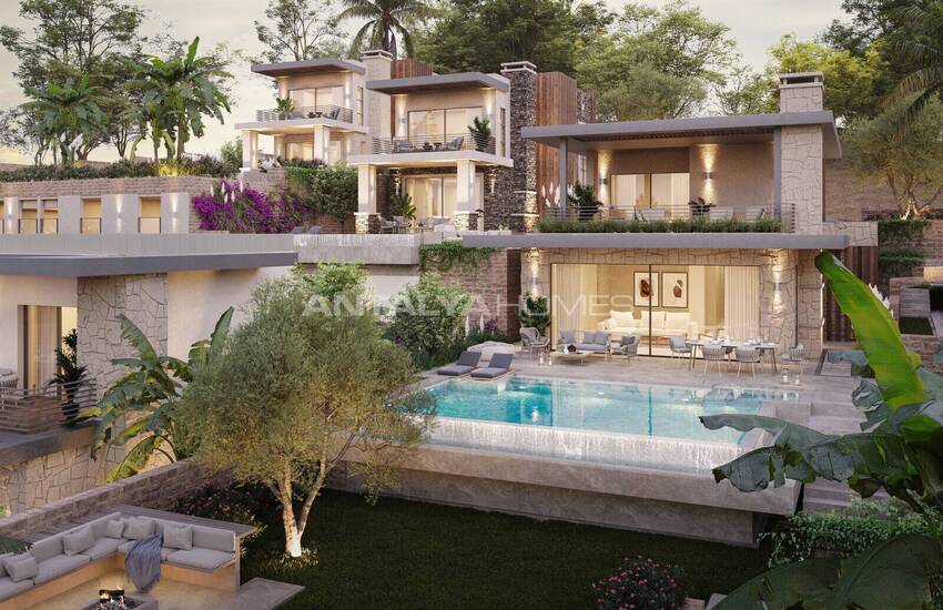 Luxe Vrijstaande Villa's Met Panoramisch Zeezicht In Yalikavak Bodrum 4