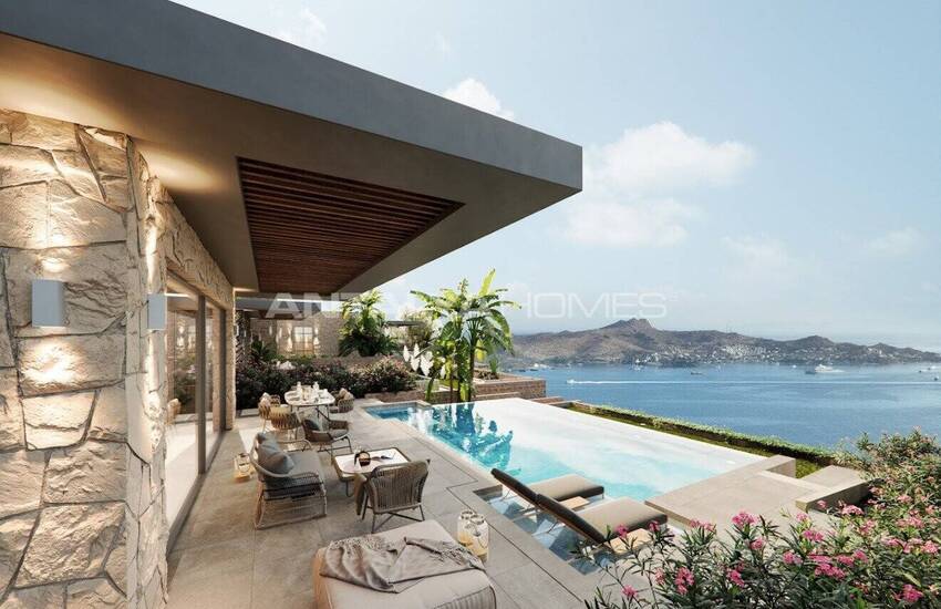 Luxe Vrijstaande Villa's Met Panoramisch Zeezicht In Yalikavak Bodrum 9
