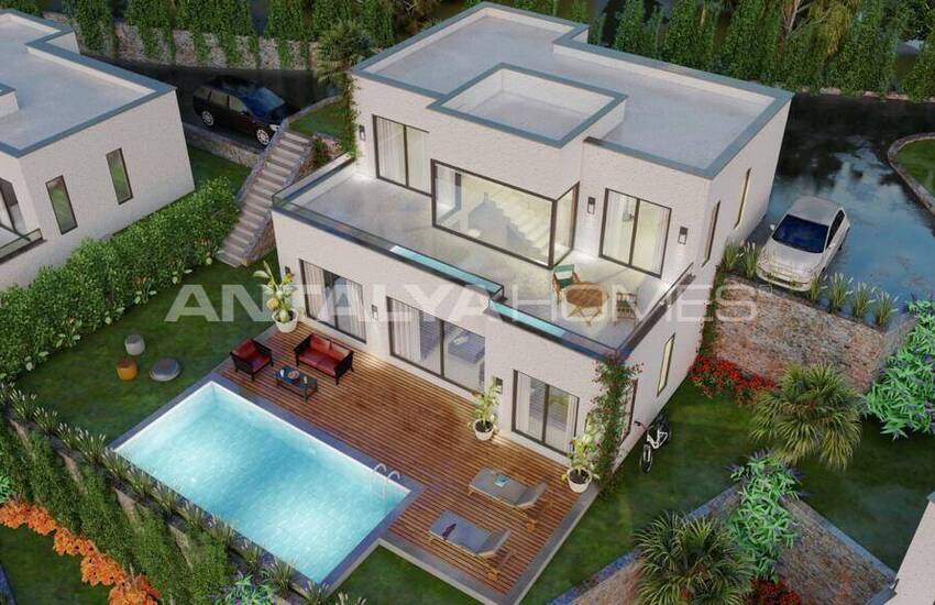 Villas Close to the Sea and Amenities in Bodrum Gumusluk 6