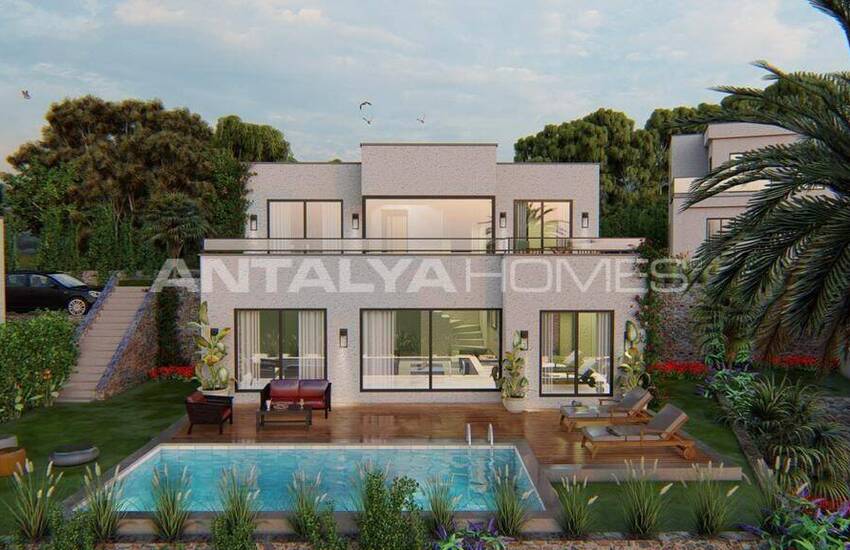 Villas Close to the Sea and Amenities in Bodrum Gumusluk 2