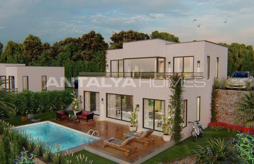 Villas Close to the Sea and Amenities in Bodrum Gumusluk 7