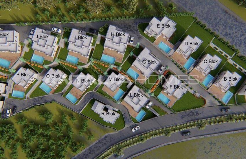 Villas Close to the Sea and Amenities in Bodrum Gumusluk 8