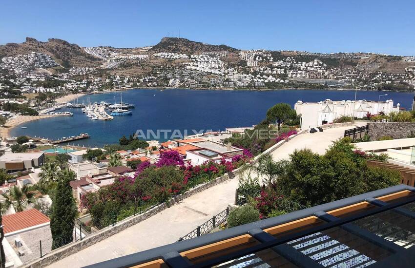 Отдельная Вилла с Видом на Бухту и Бассейном в Бодруме, Мугла 10