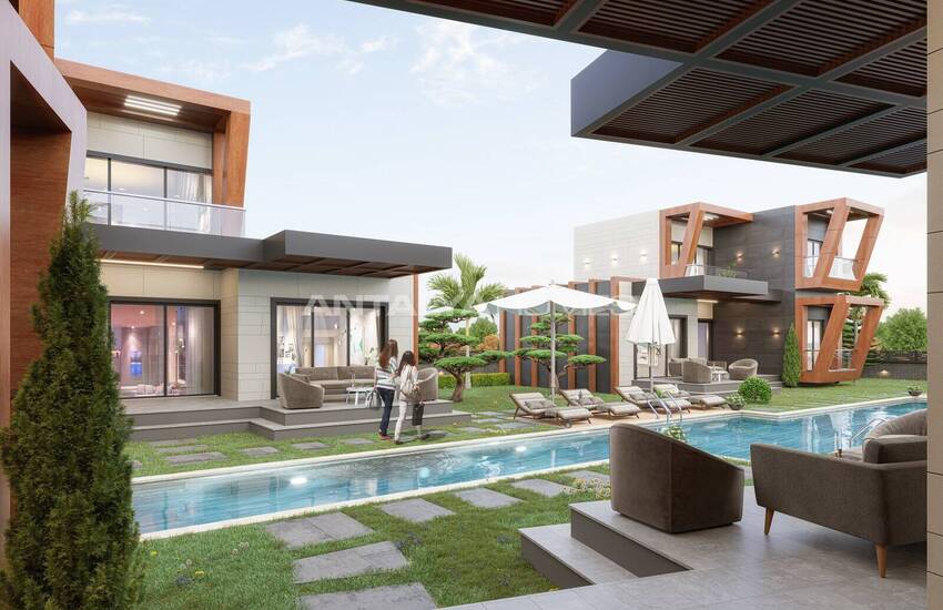 Luxusvillen Mit Besonderem Design In Komplex In Bodrum Torba 11