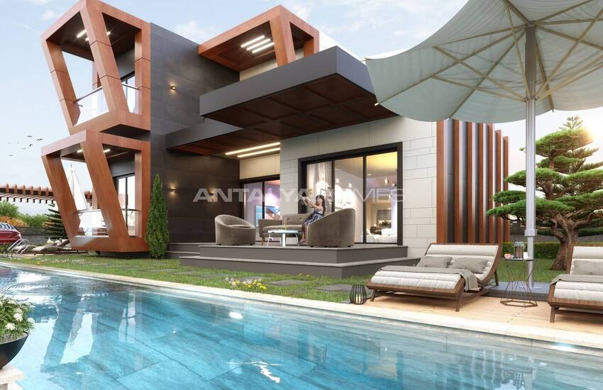 Luxusvillen Mit Besonderem Design In Komplex In Bodrum Torba 3