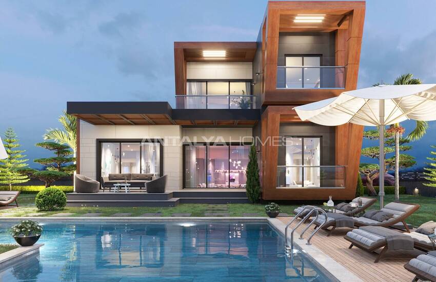 Luxusvillen Mit Besonderem Design In Komplex In Bodrum Torba 1