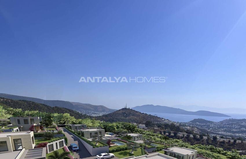 Sea View Villas with Private Swimming Pools in Bodrum 6