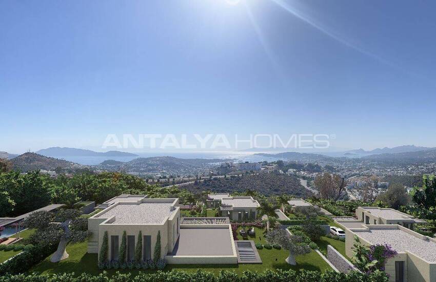 Sea View Villas with Private Swimming Pools in Bodrum