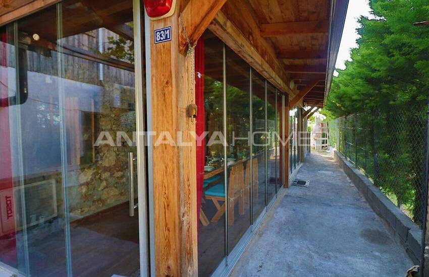 Villa En Pierre Et En Bois Avec Vue Mer À Fethiye Faralya 7