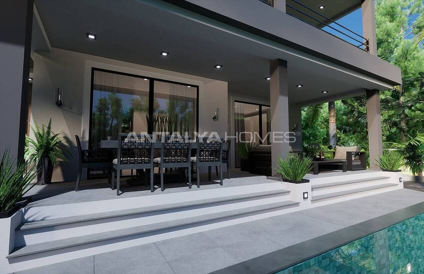 Detached Villas with Private Pool and Garden in Fethiye Oludeniz 10