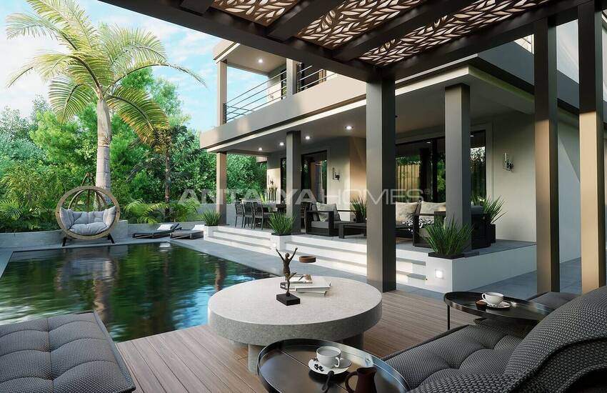 Detached Villas with Private Pool and Garden in Fethiye Oludeniz 14