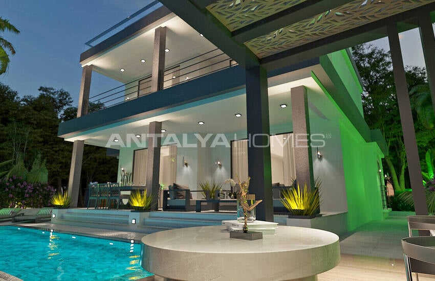 Detached Villas with Private Pool and Garden in Fethiye Oludeniz 16