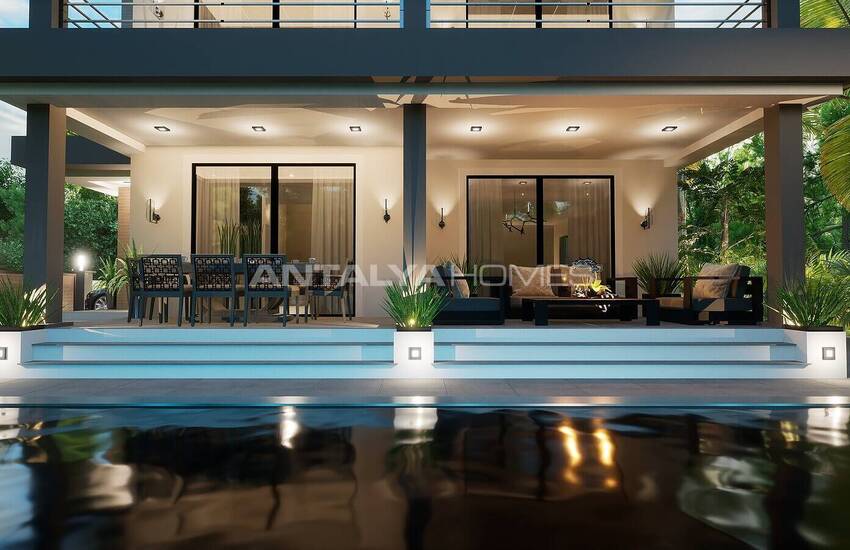 Detached Villas with Private Pool and Garden in Fethiye Oludeniz 21