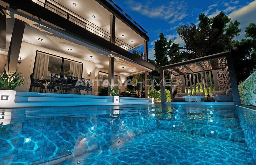 Detached Villas with Private Pool and Garden in Fethiye Oludeniz 24