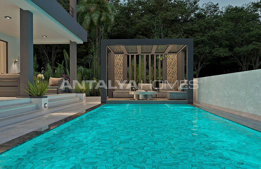 Detached Villas with Private Pool and Garden in Fethiye Oludeniz 26