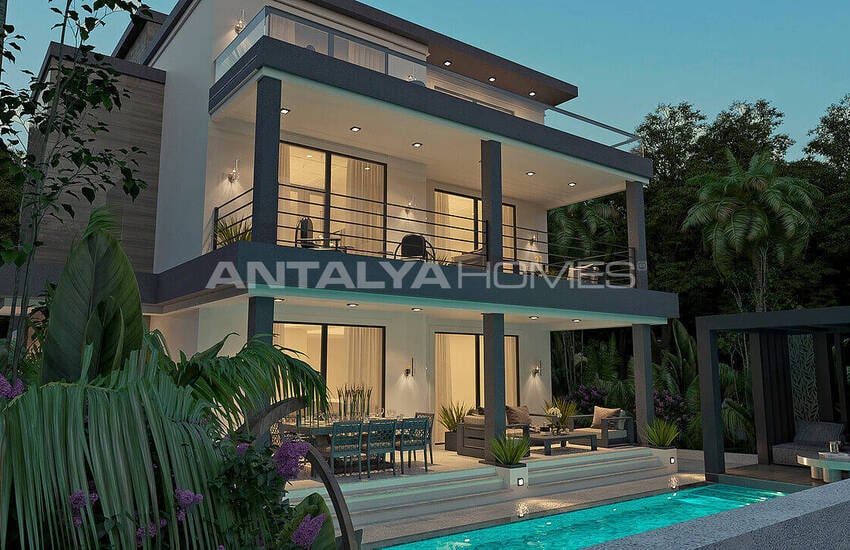 Detached Villas with Private Pool and Garden in Fethiye Oludeniz 3