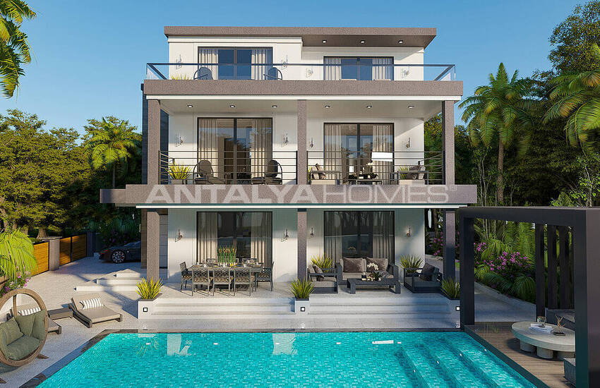 Detached Villas with Private Pool and Garden in Fethiye Oludeniz 5