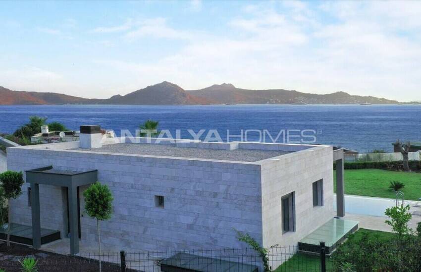Villas Vue Mer Avec Piscine Et Jardin À Bodrum Yalikavak 4