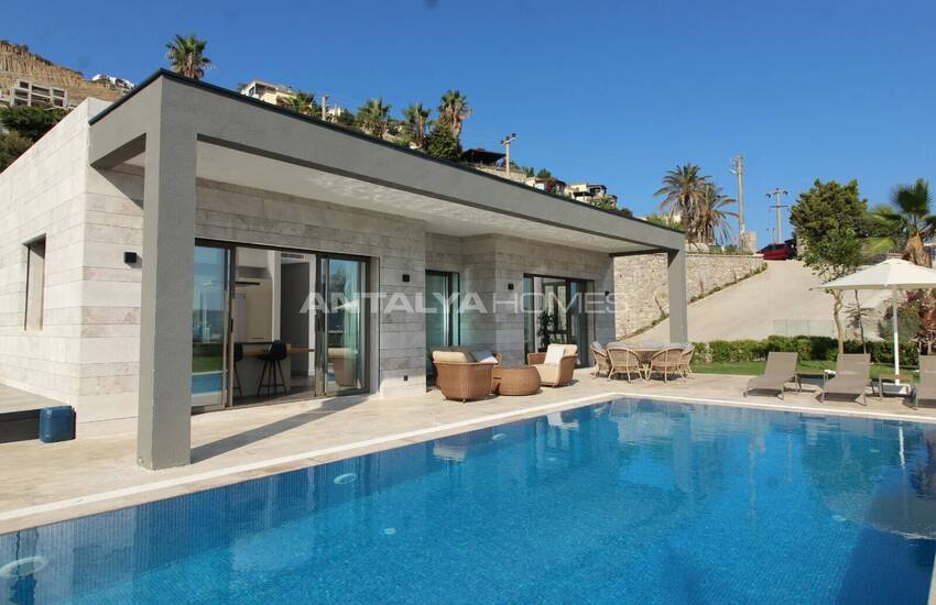 Villas Vue Mer Avec Piscine Et Jardin À Bodrum Yalikavak 3