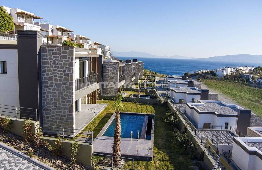 فيلا مضفر بالحجارة في بودروم على مسافة قريبة من البحر 3