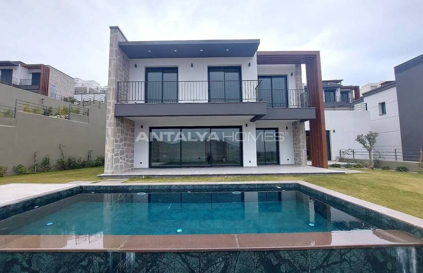 فيلا مضفر بالحجارة في بودروم على مسافة قريبة من البحر 4