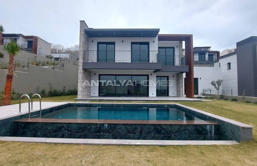 فيلا مضفر بالحجارة في بودروم على مسافة قريبة من البحر 9