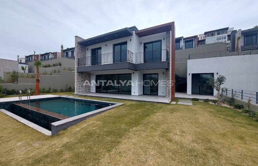 فيلا مضفر بالحجارة في بودروم على مسافة قريبة من البحر 10