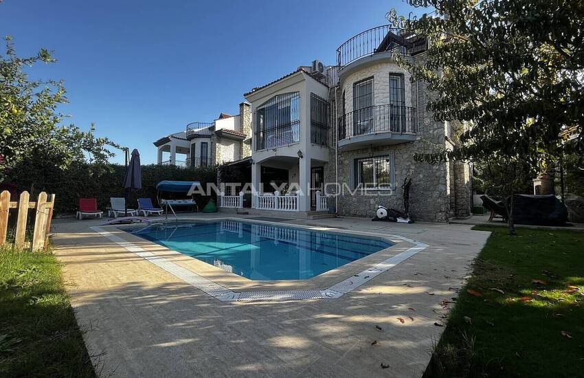 Detached Villa in a Large Garden with Pool in Fethiye Mugla