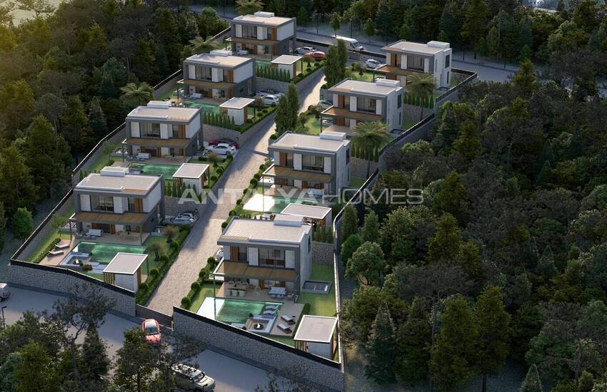 Aangepast Ontwerp Villa's In Beveiligd Complex In Bodrum, Torba 2