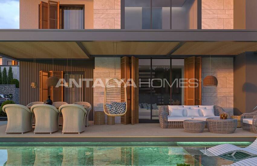 Aangepast Ontwerp Villa's In Beveiligd Complex In Bodrum, Torba 3