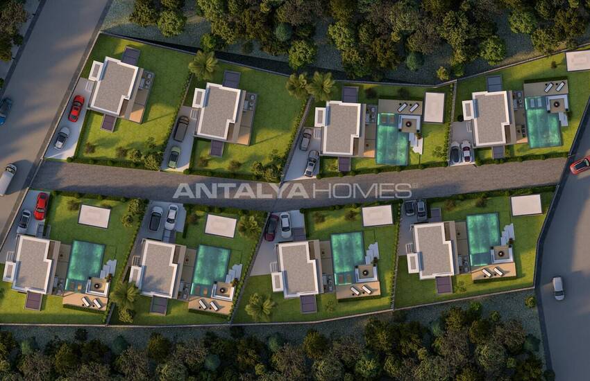 Aangepast Ontwerp Villa's In Beveiligd Complex In Bodrum, Torba 9