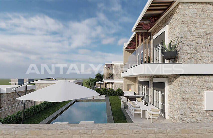 Виллы с Личными Бассейнами Рядом с Морем в Бодруме, Кючюкбюк 13