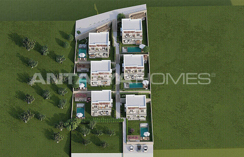 Виллы с Личными Бассейнами Рядом с Морем в Бодруме, Кючюкбюк 18