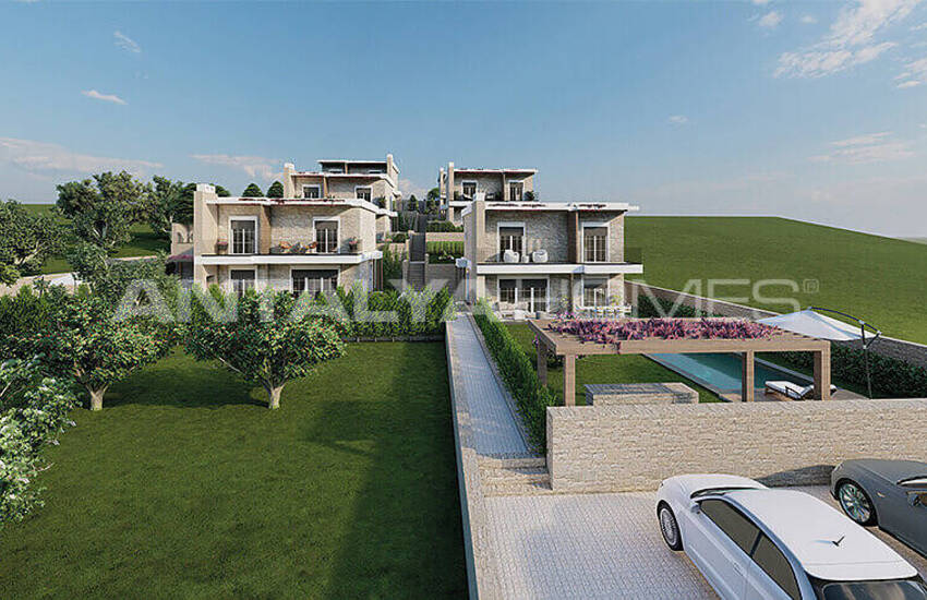 Виллы с Личными Бассейнами Рядом с Морем в Бодруме, Кючюкбюк 6