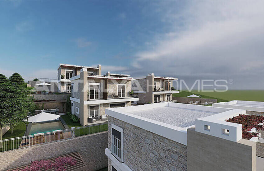 Виллы с Личными Бассейнами Рядом с Морем в Бодруме, Кючюкбюк 7