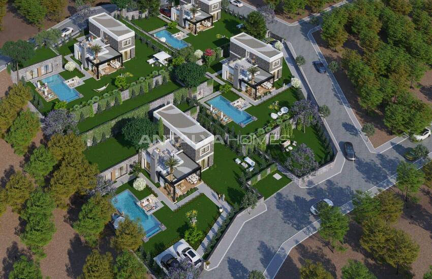 Sea View Villas Close to Sea in Bodrum Gumusluk 1