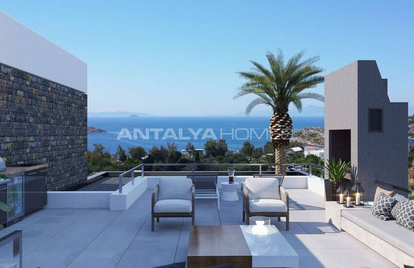 Sea View Villas Close to Sea in Bodrum Gumusluk 4