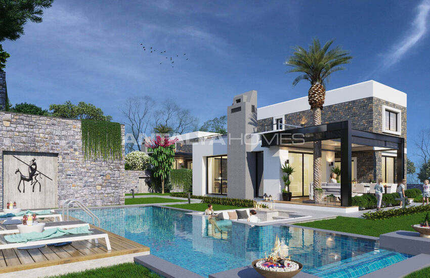 Sea View Villas Close to Sea in Bodrum Gumusluk 2