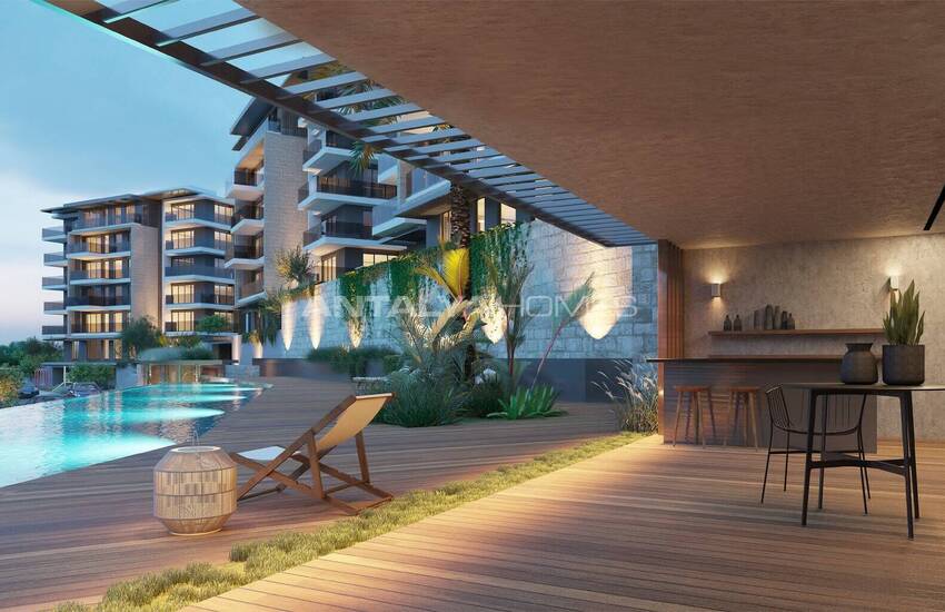 شقق فاخرة في مجمع مع العديد من المرافق الاجتماعية في ميلاس، موغلا 7