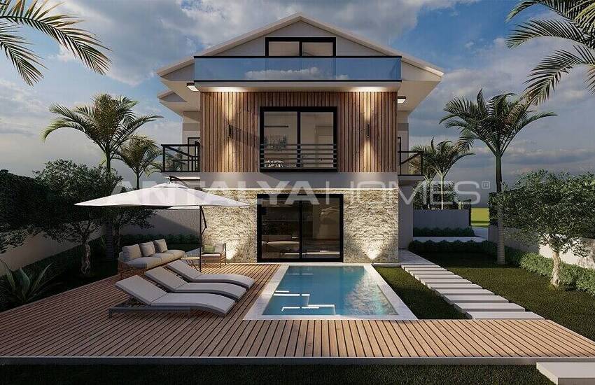 Chic Detached Villa with a Private Pool in Nature in Mugla Fethiye