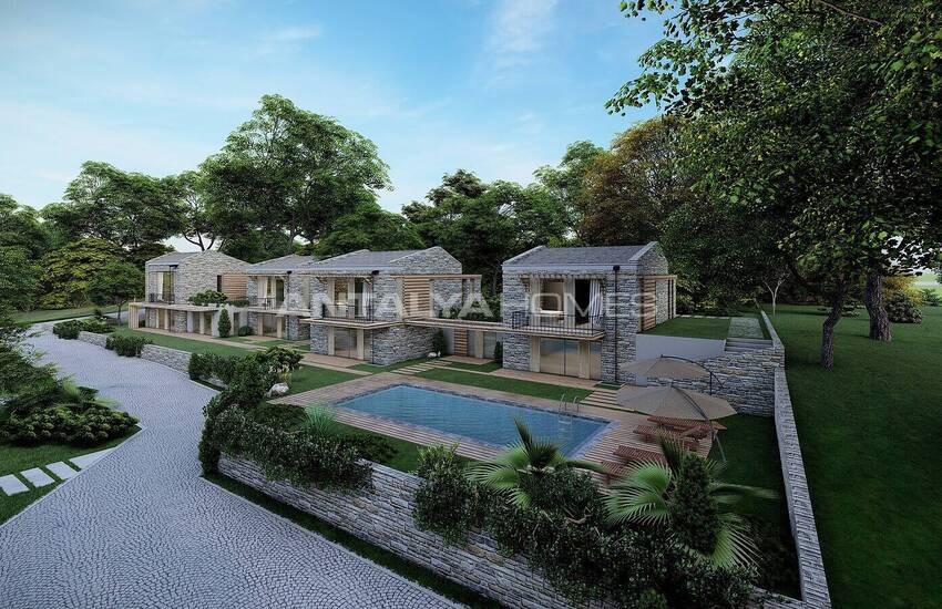 Ultra-luxus-meerblick Villen In Einem Wald In Bodrum Cennet Bay 15