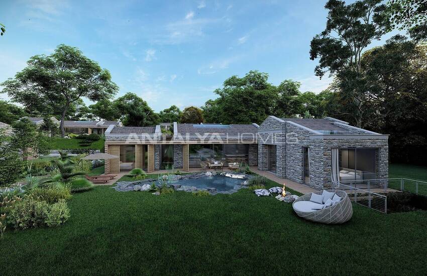 Ultra-luxus-meerblick Villen In Einem Wald In Bodrum Cennet Bay 18