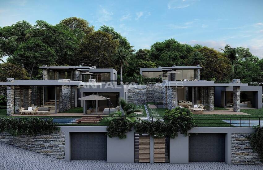 Luxury Detached Villas with Panoramic Sea Views in Bodrum Turkey