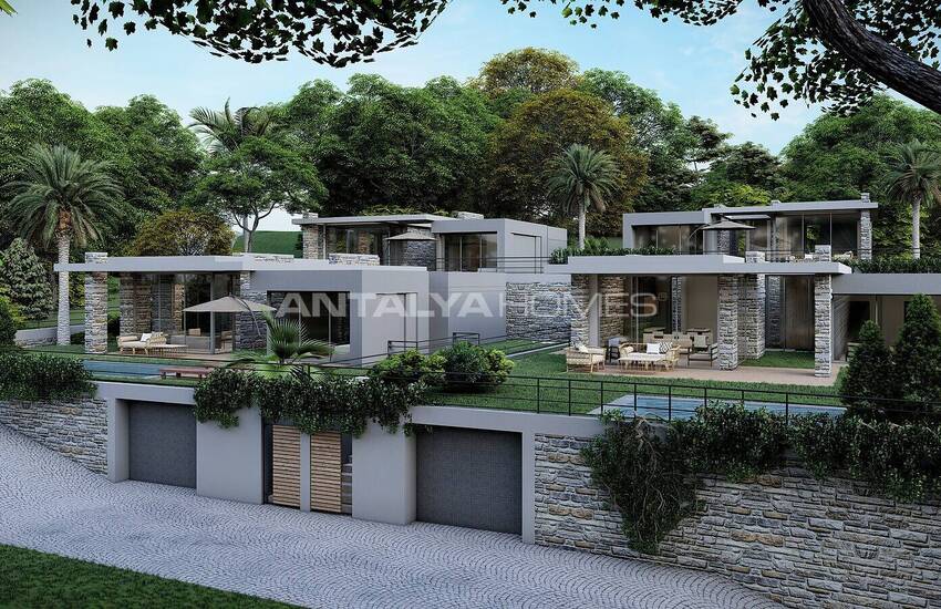 Stilvolle Freistehende Meerblick Villen In Bodrum Türkei 5